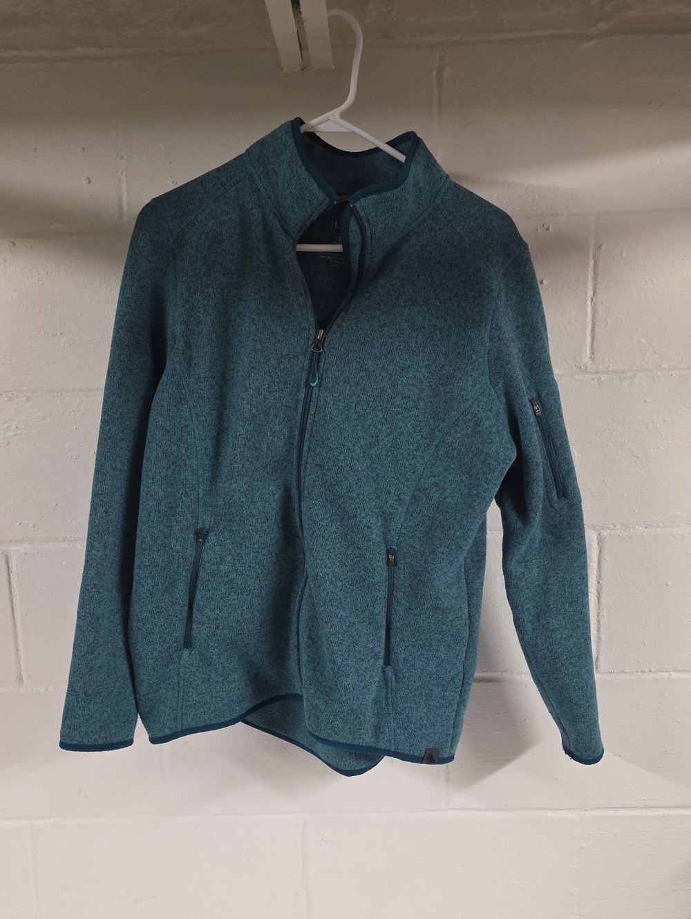 L.L. Bean Teal Full-Zip Women's Sweater Jacket